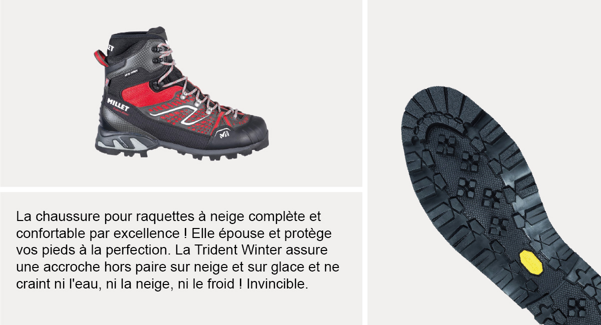 bottes pour raquettes à neige
