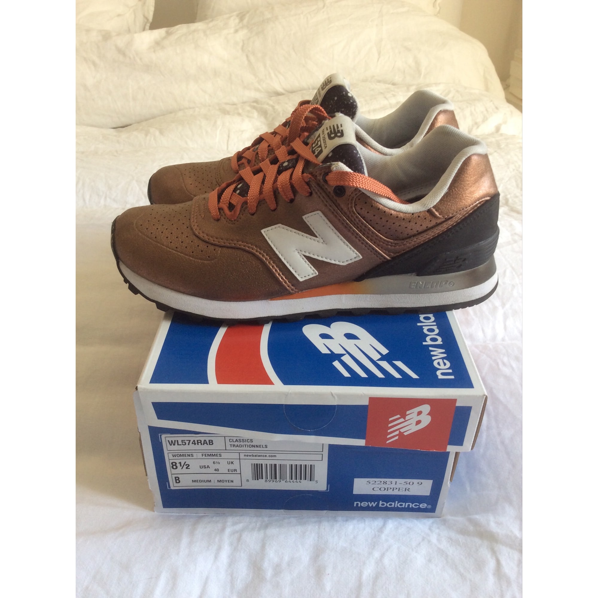new balance femme cuivre