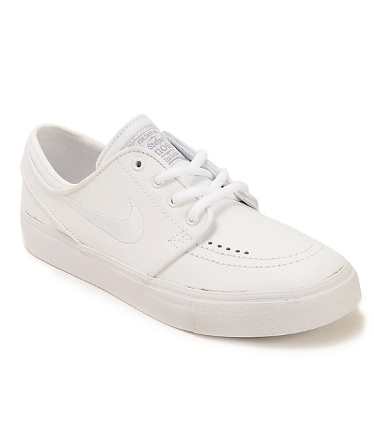 nike janoski blanche cuir