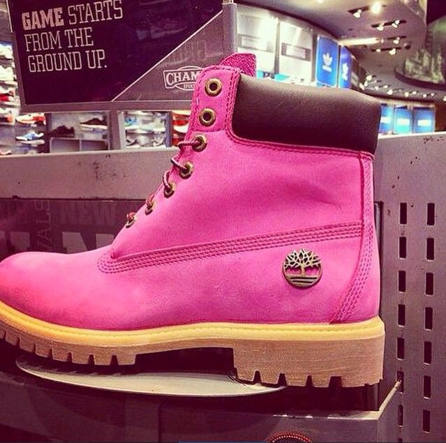 timberland femme rose fushia